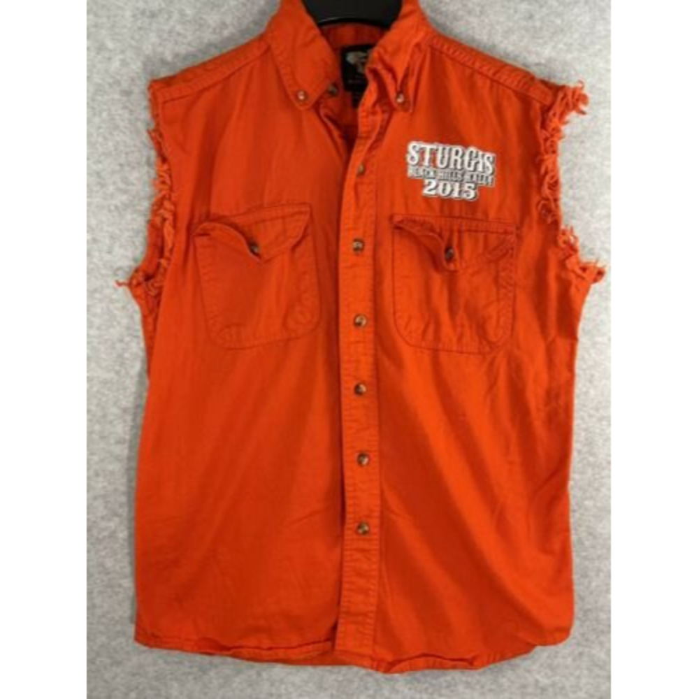 Men’s Sturgis Annual Black Hills 2015 Rally Vance Biker Size Medium (Memorable)